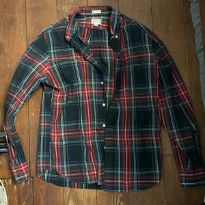 JCrew plaid dress shirt slim fit